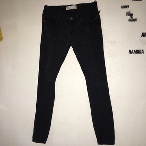 Black ripped jeans RSQ